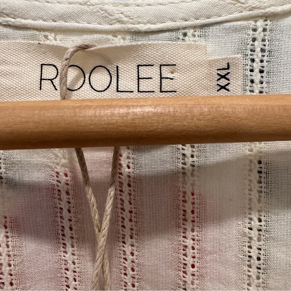 NWT Roolee Embroidered Floral V Neck MIDI Dress Size XXL - Picture 12 of 13